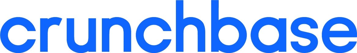 Crunchbase white and blue small logo