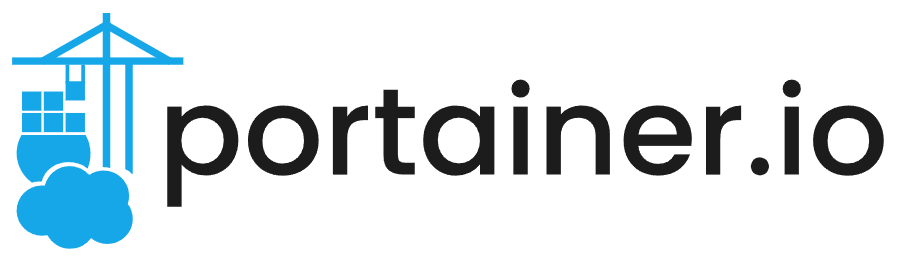 The logo for portainer io.