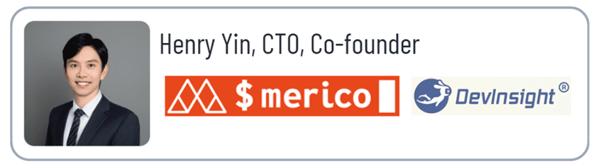 Henry Yin, CTO, co-founder of Merico.
