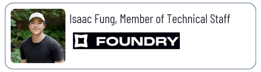 Isaac Fung, Foundry Technical Staff