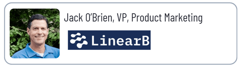 Jack O'Brien, LinearB VP of Product Marketing