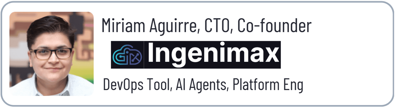 Ingenimax logo with CTO and co-founder details.