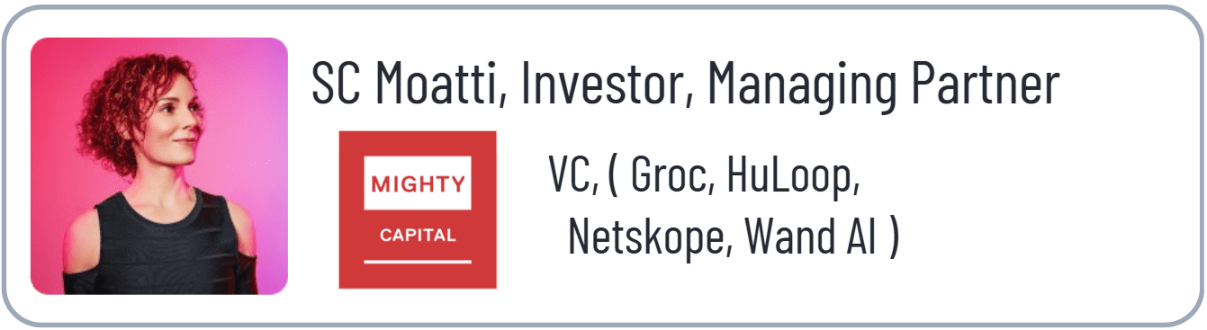 Business card of SC Moatti, investor.